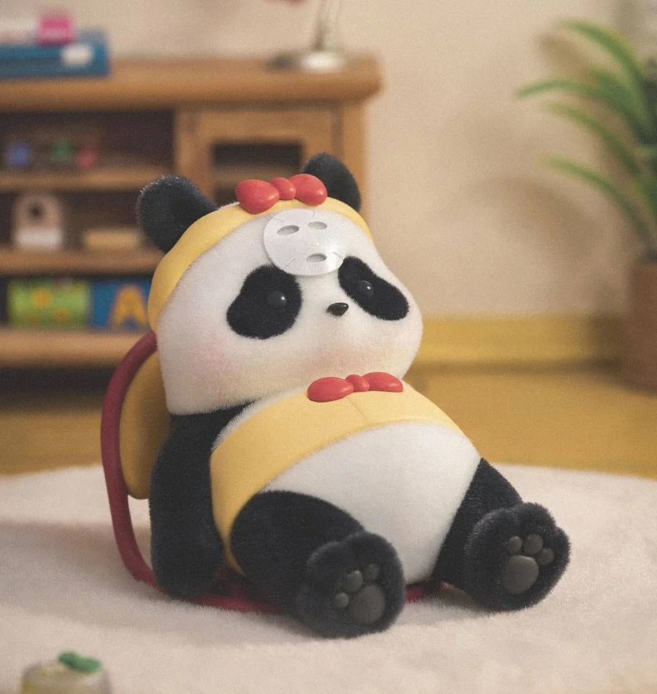 Panda Roll Blind Box Figures Playful Journal 7 cm - 1 Unidade